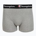 Bokserki męskie Champion Trunk Knit oxford grey melange/oxford grey melange/black 5