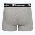 Bokserki męskie Champion Trunk Knit oxford grey melange/oxford grey melange/black 6