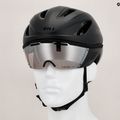 Kask rowerowy Giro Vanquish Integrated Mips matte black/gloss black/vivid road onyx 9