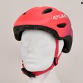 Kask rowerowy dziecięcy Giro Scamp Jr matte pink/purple fade 10