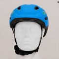 Kask rowerowy dziecięcy Giro Scamp Jr matte blue/lime 10