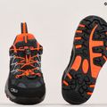 Buty trekkingowe dziecięce CMP Rigel Low Wp antracite/flash orange 12