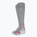 Skarpety narciarskie damskie UYN Ski Touring silver/fuchsia 2
