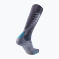 Skarpety narciarskie damskie UYN Ski Comfort Fit grey/turquoise 5