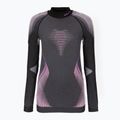 Longsleeve termoaktywny damski UYN Evolutyon UW Shirt Turtle Neck anthracite melange/raspberry/purple