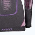 Longsleeve termoaktywny damski UYN Evolutyon UW Shirt Turtle Neck anthracite melange/raspberry/purple 5