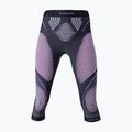 Spodnie termoaktywne damskie UYN Evolutyon UW Medium anthracite melange/raspberry/purple 5