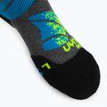 Skarpety narciarskie dziecięce UYN Ski Junior medium grey melange/turquoise 4