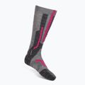 Skarpety narciarskie damskie UYN Ski Merino light grey/pink