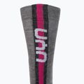 Skarpety narciarskie damskie UYN Ski Merino light grey/pink 4