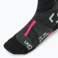 Skarpety narciarskie męskie UYN Ski One Merino anthracite/pink 3