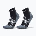 Skarpety męskie UYN Trekking Approach Low Cut 2 pack black/grey