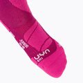 Skarpety narciarskie dziecięce UYN Junior Ski pink 3