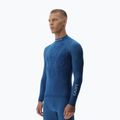 Longsleeve termoaktywny męski UYN Elevatyon Biomorph Turtle Neck blue atoll 4