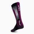 Skarpety snowboardowe damskie UYN Ski Snowboard black/purple 2