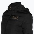 Kurtka damska EA7 Emporio Armani Train Core Lady Eco Down Hoodie black/logo light gold 3