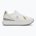Buty damskie U.S. Polo Assn. BAYLE003C white/gold 2
