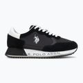 Buty męskie U.S. Polo Assn. CLEEF006B black/white 2