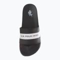 Klapki męskie U.S. Polo Assn. SKYE002 black/white 2