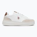 Buty męskie U.S. Polo Assn. CODY003B white/light brown 2