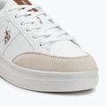 Buty męskie U.S. Polo Assn. CODY003B white/light brown 7