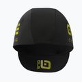 Czapka z daszkiem rowerowa Alé Cotton black/fluo yellow 8