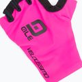 Rękawiczki rowerowe Alé Velocissimo fluo pink/black 4