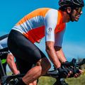 Spodenki rowerowe męskie Alé Agonista Plus Bibshort black/white 9