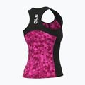 Koszulka rowerowa damska Alé Top Triangles fluo pink/violet 2
