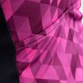 Koszulka rowerowa damska Alé Top Triangles fluo pink/violet 8