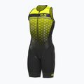 Kombinezon triathlonowy męski Alé Stars fluo yellow/black 8
