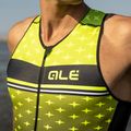 Kombinezon triathlonowy męski Alé Stars fluo yellow/black 12