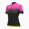 Koszulka rowerowa damska Alé Gradient fluo pink