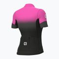 Koszulka rowerowa damska Alé Gradient fluo pink 2