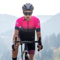 Koszulka rowerowa damska Alé Gradient fluo pink 9