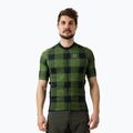 Koszulka rowerowa męska Alé Scottish green