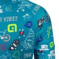 Koszulka rowerowa dziecięca Alé Vibes turquoise 6