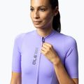 Koszulka rowerowa damska Alé Color Block lilac 3