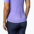 Koszulka rowerowa damska Alé Color Block lilac 5
