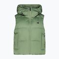Bezrękawnik damski CMP Fix Hood green tea