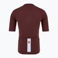 Koszulka rowerowa męska Castelli Prologo Lite deep bordeaux/ silver gray 2