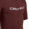 Koszulka rowerowa męska Castelli Prologo Lite deep bordeaux/ silver gray 3