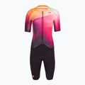 Kombinezon rowerowy damski Castelli Free Sanremo 3 SS W dark night shade/vivid orange-bright rose