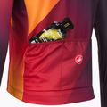 Longsleeve rowerowy męski Castelli Amplify Thermal dark night shade/red/vivid orange 5