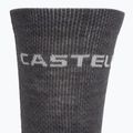 Skarpety męskie Castelli Castelli Logo 18 Merino Sock silver gray/dark gray 3