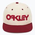 Czapka z daszkiem męska Oakley Mark III arctic white/iron red 2