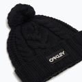 Czapka zimowa Oakley Harper Pom Beanie black/white logo 2