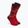 Skarpety narciarskie Oakley Wanderlust Perf Socks 2.0 grenache norway pattern