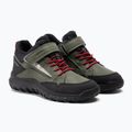 Buty juniorskie Geox Simbyos Abx dark green/red 4