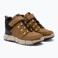 Buty juniorskie Geox Flexyper ABX brown/dark yellow 4